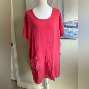 Oh My Gauze Faith Pink Cotton Tunic
